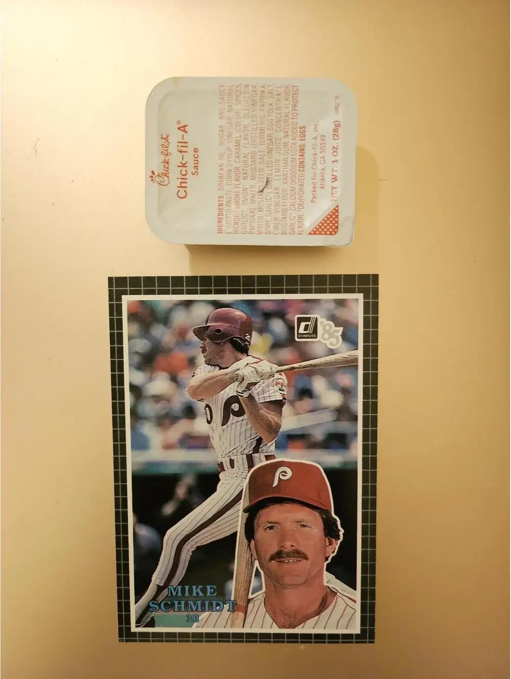 Mike Schmidt - HOF - 1985 Donruss Action All Stars 3x5 Baseball Card #17